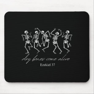Tapis De Souris Squelette dansant Os secs reviennent à la vie Ha c