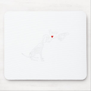 Tapis De Souris Squelette de Chien Boop Chien Drôle Halloween Fill
