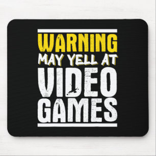 Tapis De Souris Squelette de joueur de jeux vidéo de jeu