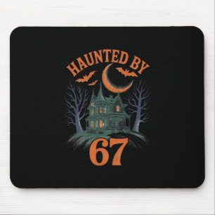 Tapis De Souris Squelette d'Halloween ensorcelé Numéro Six Sept