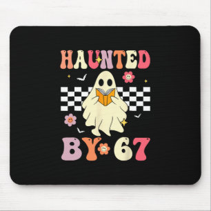 Tapis De Souris Squelette d'Halloween ensorcelé Numéro Six Sept En