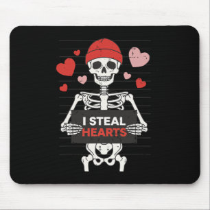 Tapis De Souris Squelette Drôle De La Saint-Valentin Je Vole Des C