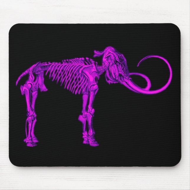 Tapis De Souris Squelette gigantesque pourpre frais (Devant)