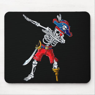 Tapis De Souris Squelette pirate qui dab
