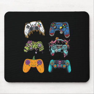 Tapis De Souris Squelette Zombie Contrôleurs de jeu Halloween pour
