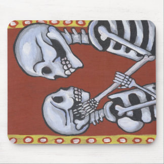 Tapis De Souris squelettes de dia de los muertos dans le mousepad