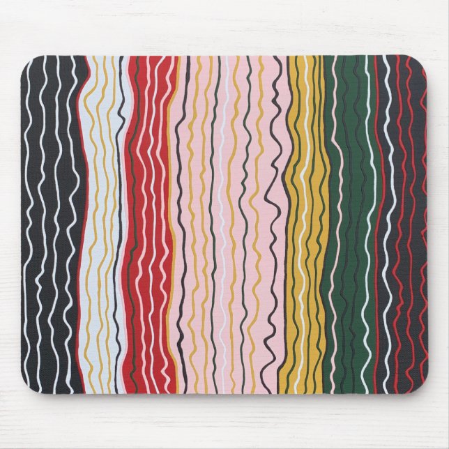 Tapis De Souris Squiggles modernes 2 Mousepad (Devant)