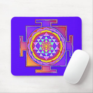 Tapis De Souris Sri Yantra - Symbole hindouiste Design 1