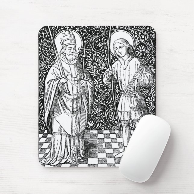 Tapis De Souris SS. Fabian & Sebastian (BG 01) (Avec souris)