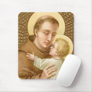 Tapis De Souris St. Antoine de Padoue & l'Enfant Jésus (JM 05)