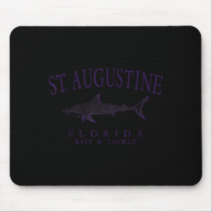 Tapis De Souris St augustine floride requin vintage prune art