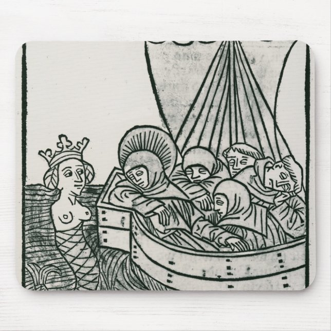 Tapis De Souris St Brendan et la sirène (Devant)