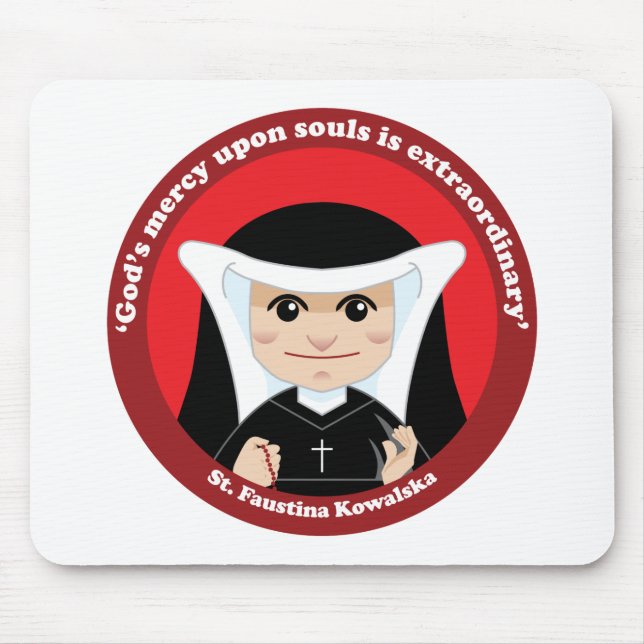 Tapis De Souris St. Faustina Kowalska (Devant)