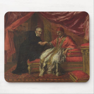Tapis De Souris St Filippo Neri guérissant pape Clemente VIII