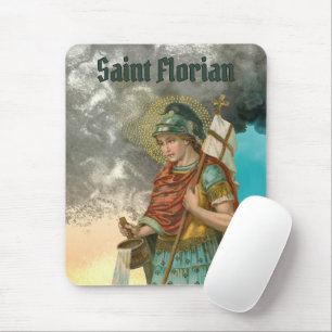 Tapis De Souris St. Florian avec seau (Fumée; M 019)