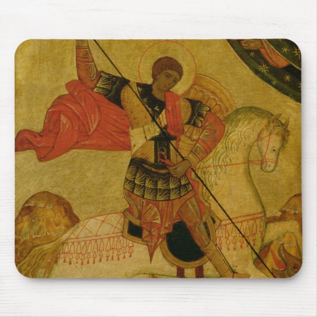 Tapis De Souris St George massacrant le dragon (Devant)