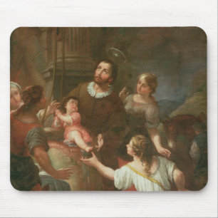 Tapis De Souris St Isidore et le miracle au puits