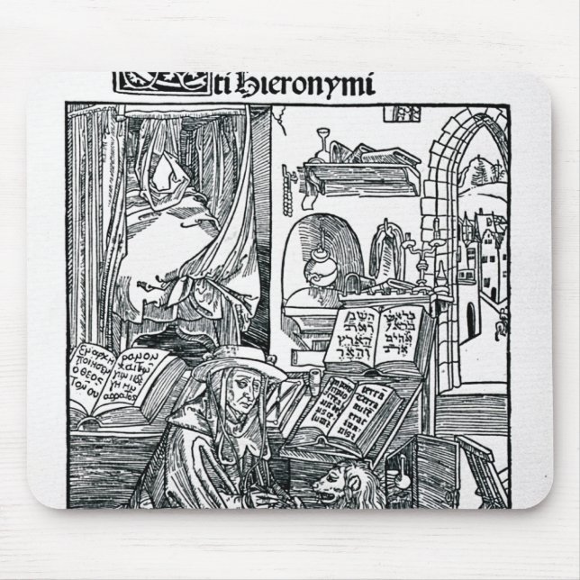 Tapis De Souris St Jerome dans son étude (Devant)