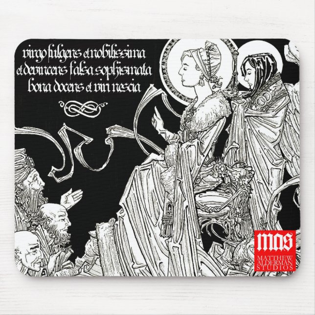 Tapis De Souris St Katherine de l'Alexandrie Mousepad (Devant)