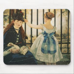 Tapis De Souris St Lazare, 1872-3 de Manet | Gare<br><div class="desc">St Lazare,  1872- 3 % pipe% de Gare par emplacement d'art d'Edouard Manet | : National Gallery d'art,  Washington DC,  nombre de collection d'image de l'artiste français | des Etats-Unis | : XJL54350</div>