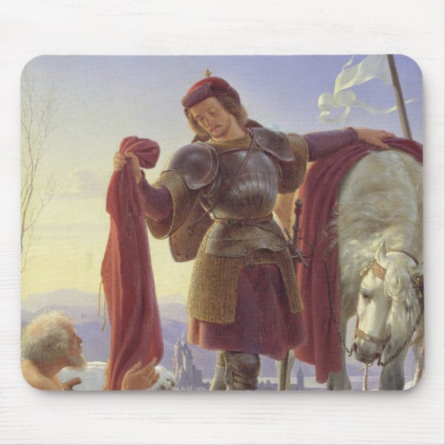 Tapis De Souris St Martin et le mendiant, 1836 (Devant)