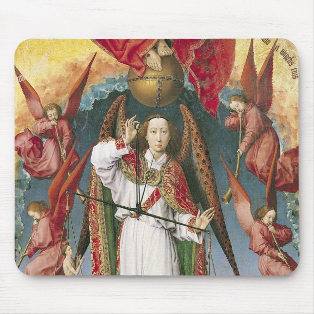 Tapis De Souris St Michael pesant les âmes (Devant)