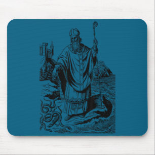 Tapis De Souris St patrick catholique jour de la saint patrick ser