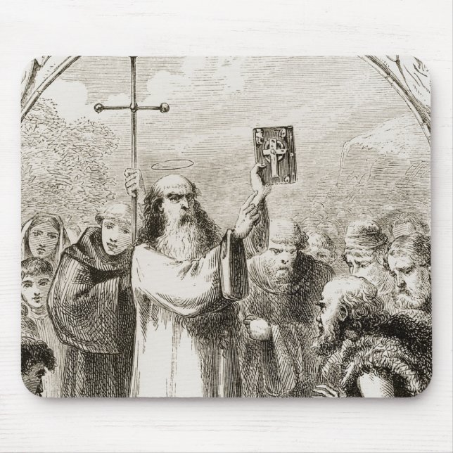 Tapis De Souris St Patrick montrant au peuple de l'Irlande les (Devant)