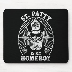 Tapis De Souris St Patty est mon pote vintage drôle de la Saint-Pa