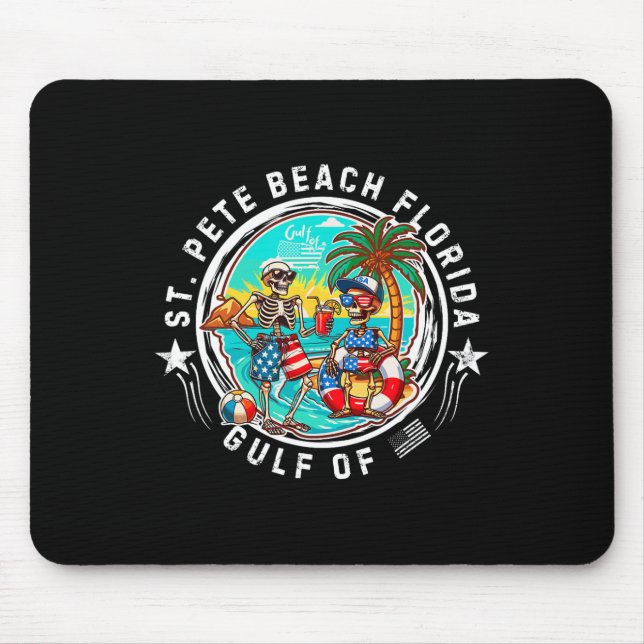 Tapis De Souris St. Pete Beach Floride Hommes Et Femmes (Devant)