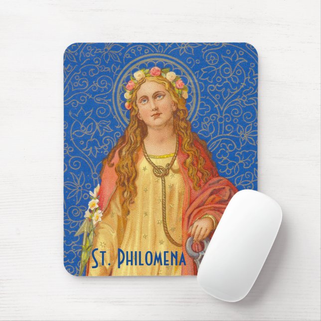 Tapis De Souris St. Philomena avec Ancre (SNV 051) (Avec souris)