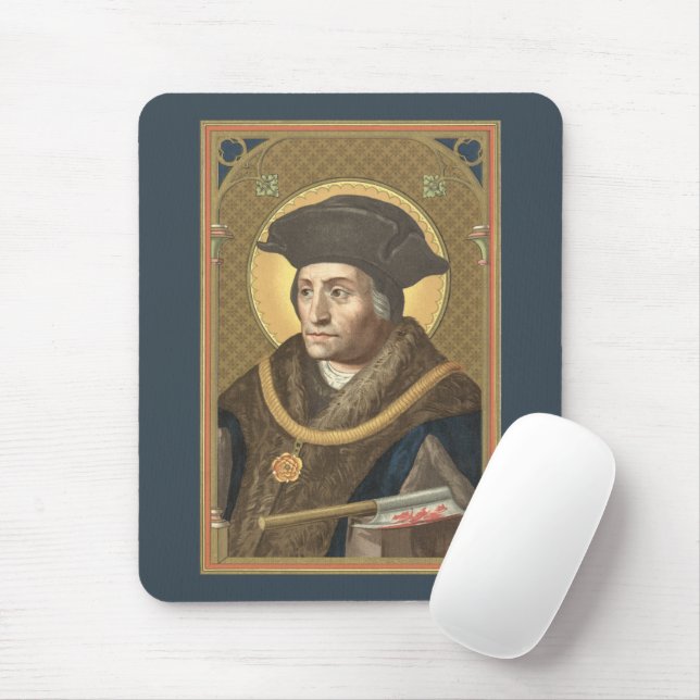 Tapis de souris St. Thomas More (SAU 026) 1 (Avec souris)