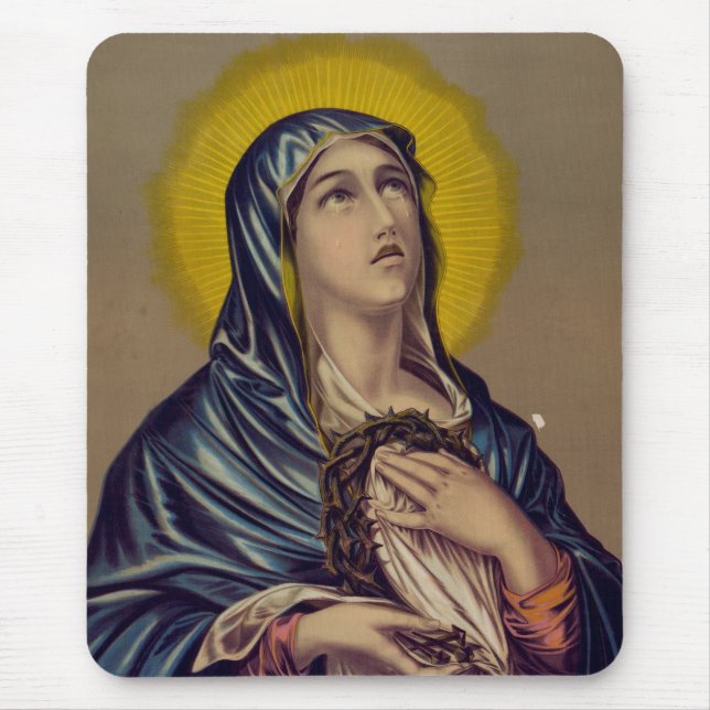 Tapis De Souris Stabat Mater Notre-Dame des Douleurs Art Devotionn (Devant)