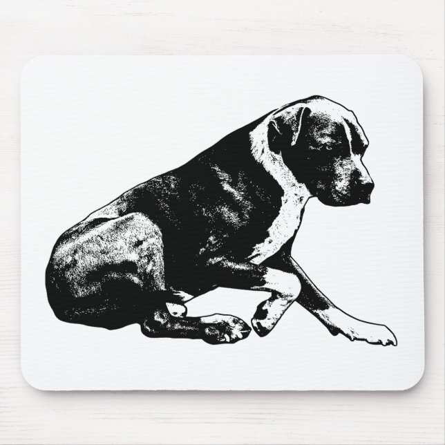 Tapis De Souris Stabilité de ligne soignée (Devant)