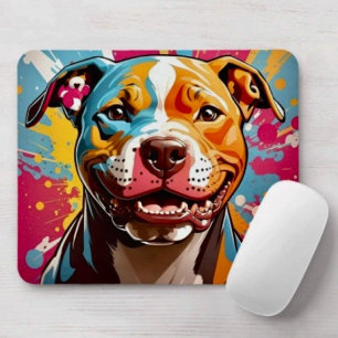 Tapis De Souris Staffordshire Anniversaire Amusant