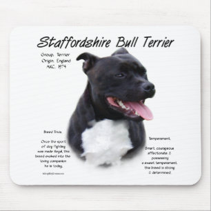 Tapis De Souris Staffordshire Bull Terrier Histoire