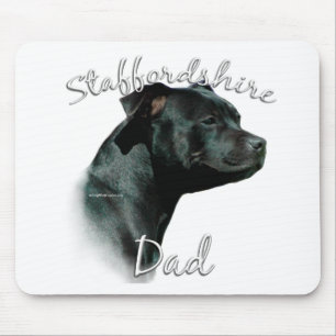 Tapis De Souris Staffordshire Bull Terrier Papa 2