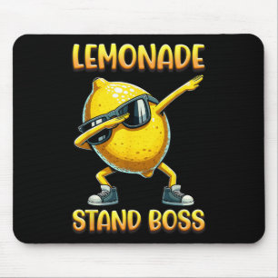 Tapis De Souris Stand de citronnade Boss Été Entrepreneur Cool Lem