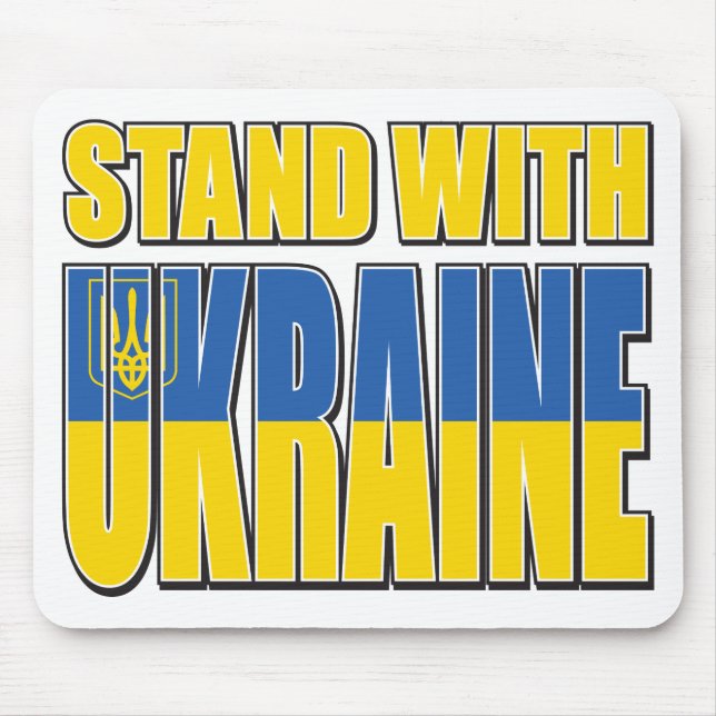 Tapis De Souris Stand-With-Ukraine (Devant)