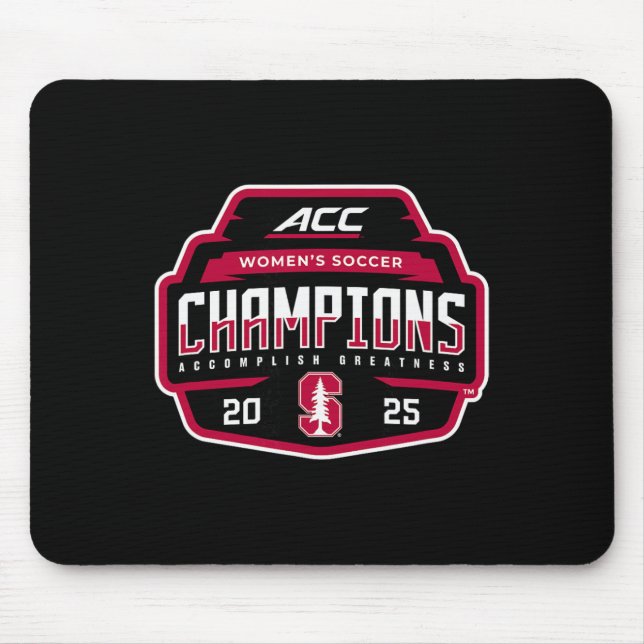 Tapis De Souris Stanford Cardinal Acc Champs 2025 Women's Soccer  (Devant)