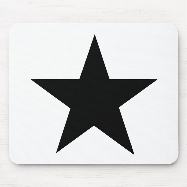Tapis De Souris Star Black Le MUSÉE Zazzle Cadeaux (Devant)