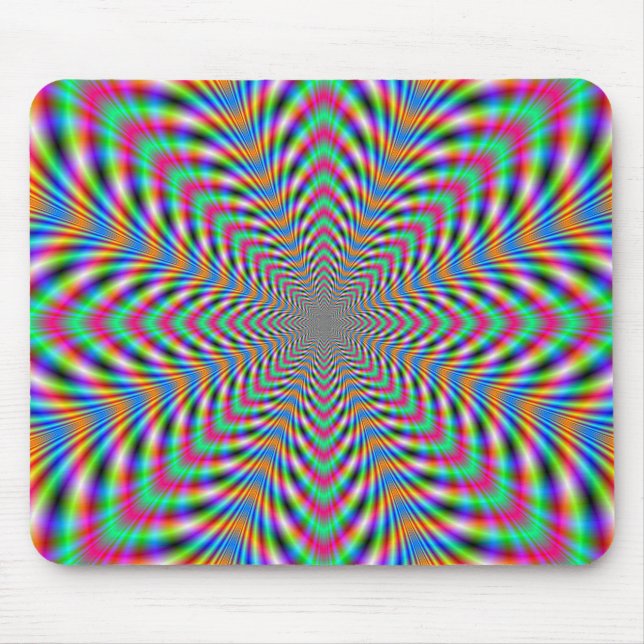 Tapis De Souris Star Psychedelic Mousepad (Devant)