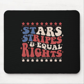 Tapis De Souris Star Stripes Et Égalité Des Droits Patriotique 4 J