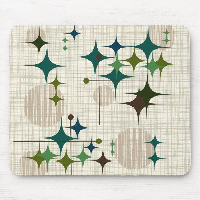 Tapis De Souris Starbursts et globes 1A (Devant)