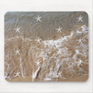 Tapis De Souris Starfish Motifs White Water Beach Cadeau nautique
