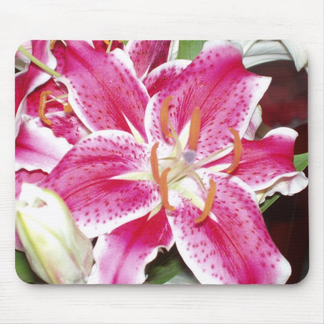 Tapis De Souris Stargazer Lily Mousepad (Devant)