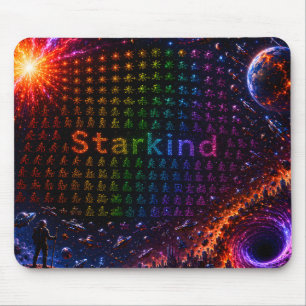 Tapis De Souris Starkind – Évolution cosmique de la vie