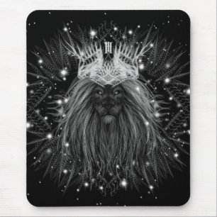 Tapis De Souris Starlight Lion with Crown Monogram