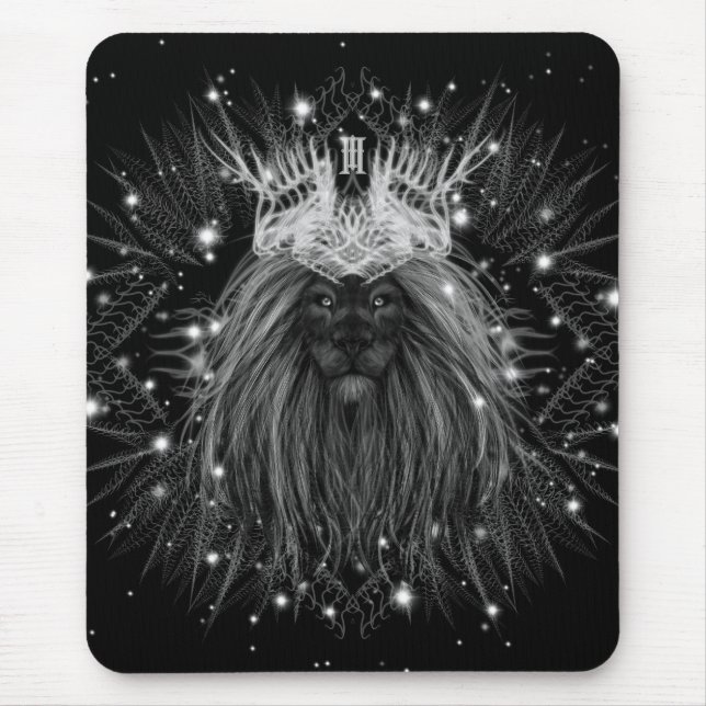 Tapis De Souris Starlight Lion with Crown Monogram (Devant)