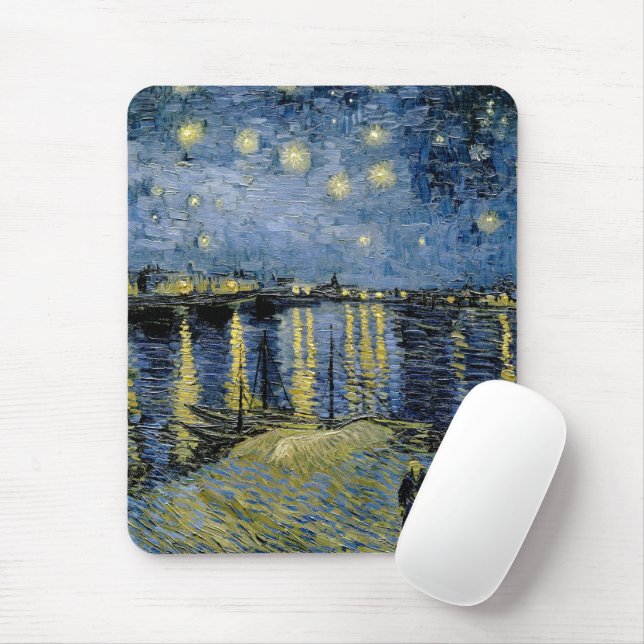 Tapis De Souris  Starry Night  Vincent  van Gogh    (Avec souris)